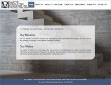Tablet Screenshot of mcengineers.com